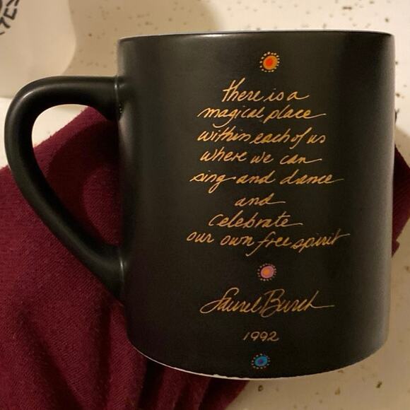 Laurel Burch Coffee Mug Free Spirit Dancing In The Autumn Moon 1992 Vintage used - Picture 2 of 9